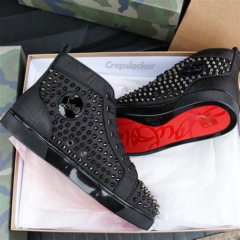 lv shoes with spikes|christian Louboutin spiked shoes.